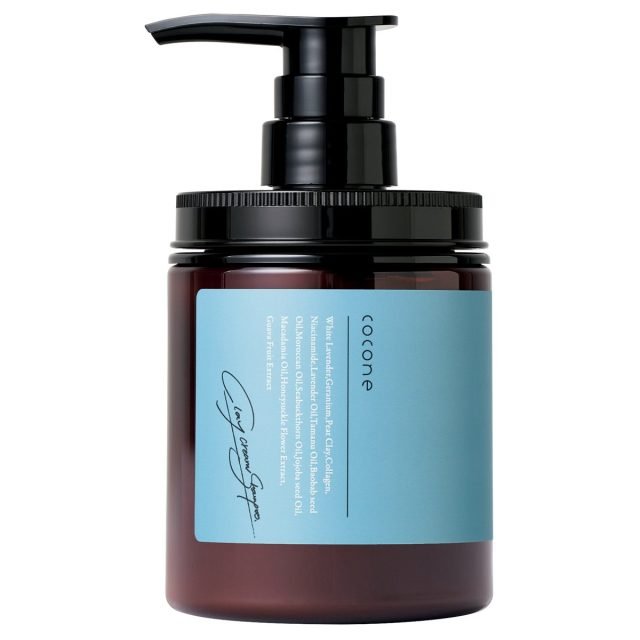 cocone クレイクリームシャンプー リペア詰替 400g 2本、本体1本