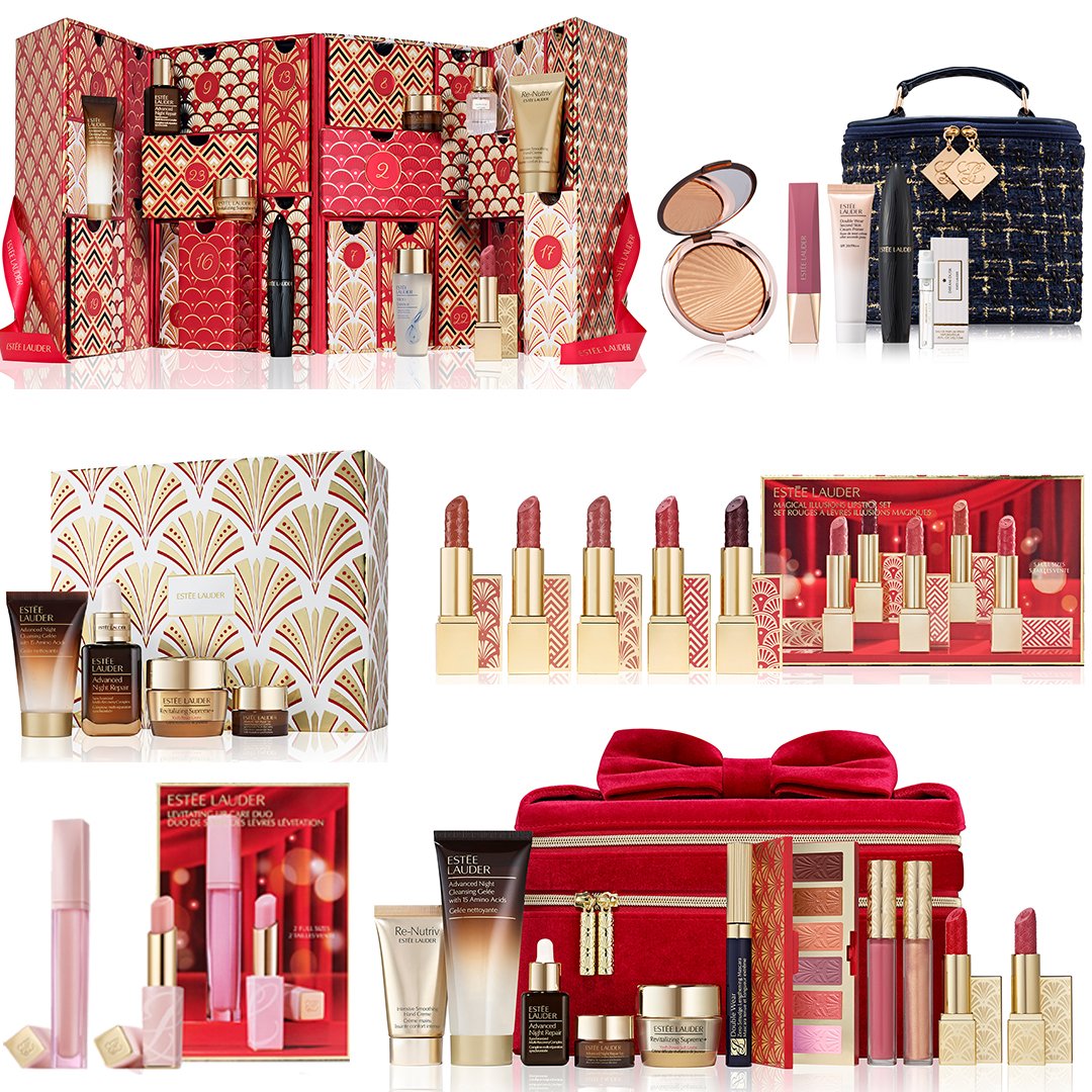 エスティ ローダー×クリスマスコフレ2024】初のアドベントカレンダーや