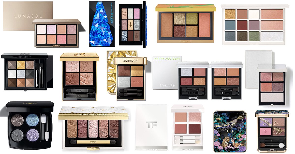 クリスマスコフレ2025】アイシャドウ＆メイクパレットスウォッチまとめ