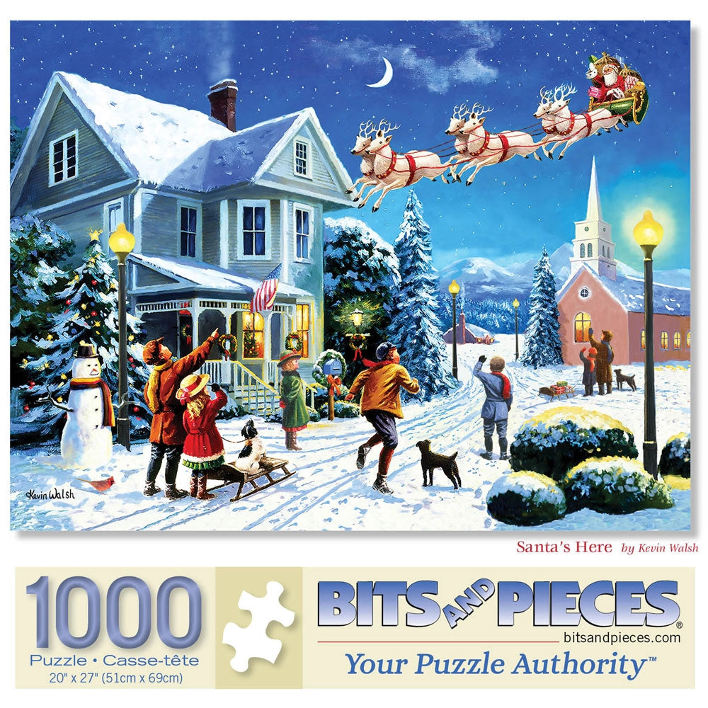 Santa's Here Jigsaw Puzzle | Bits and Pieces