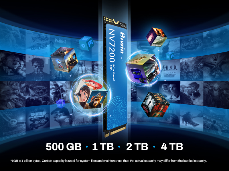 Biwin NV7200 Gen4x4 PCIe 4.0 NVMe M.2 SSD