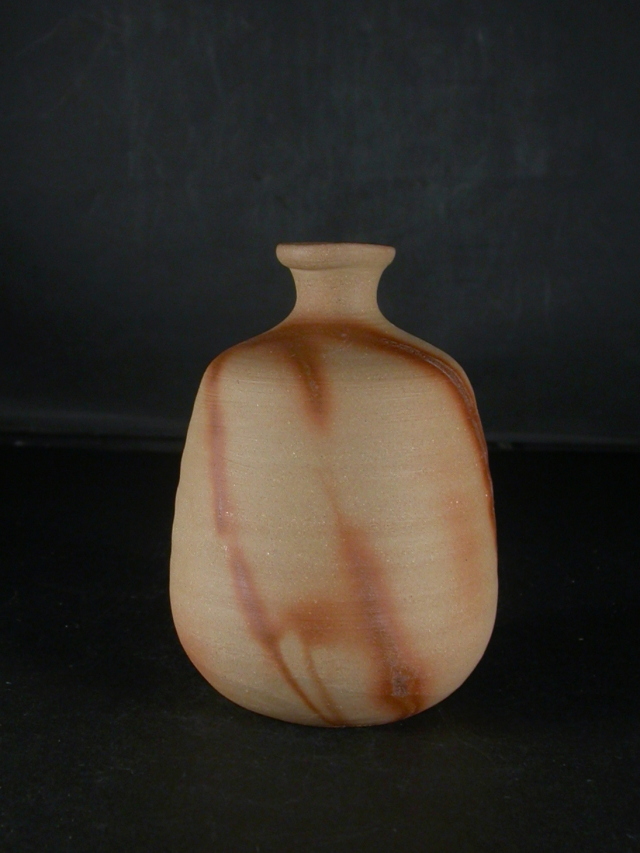 お買得 備前焼 備前焼窯元 備前陶苑 若手作家作緋襷徳利2 備前焼卸