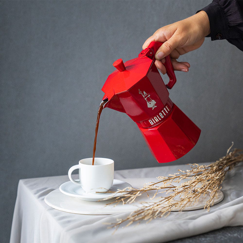 Moka Exclusive - Bialetti - red