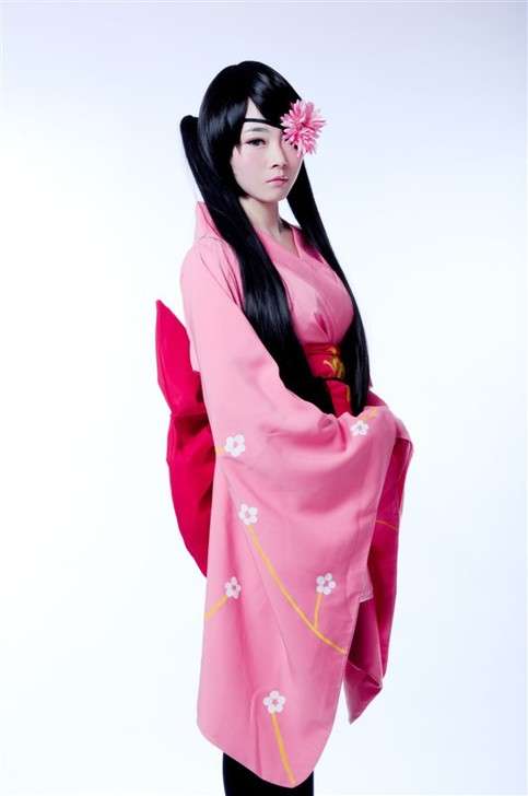 銀魂 柳生九兵衛（やぎゅう きゅうべえ）和服 コスプレ衣装