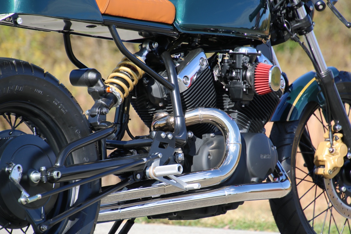 Classy Nuisance: Yamaha Virago 535 Café Racer – BikeBound