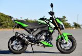WR'SのZ125PRO用人気マフラー「チタンショートオーバル」を交換実走