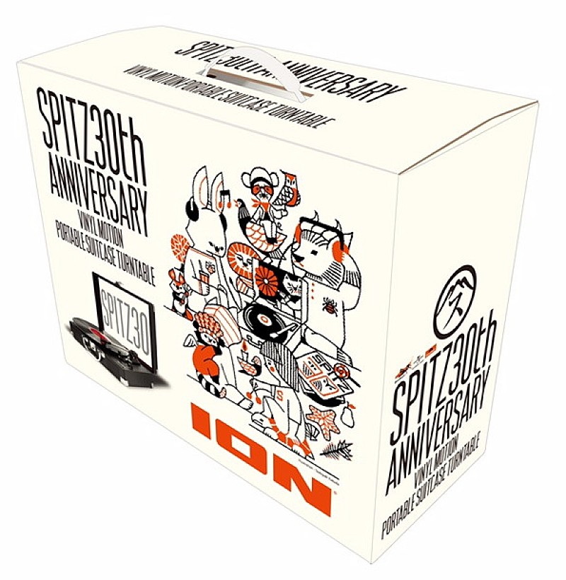 スピッツ 結成30周年記念ポータブルレコードプレーヤー限定発売