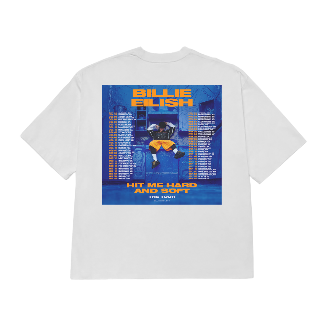 HIT ME HARD AND SOFT Admat Poster Tee - Billie Eilish