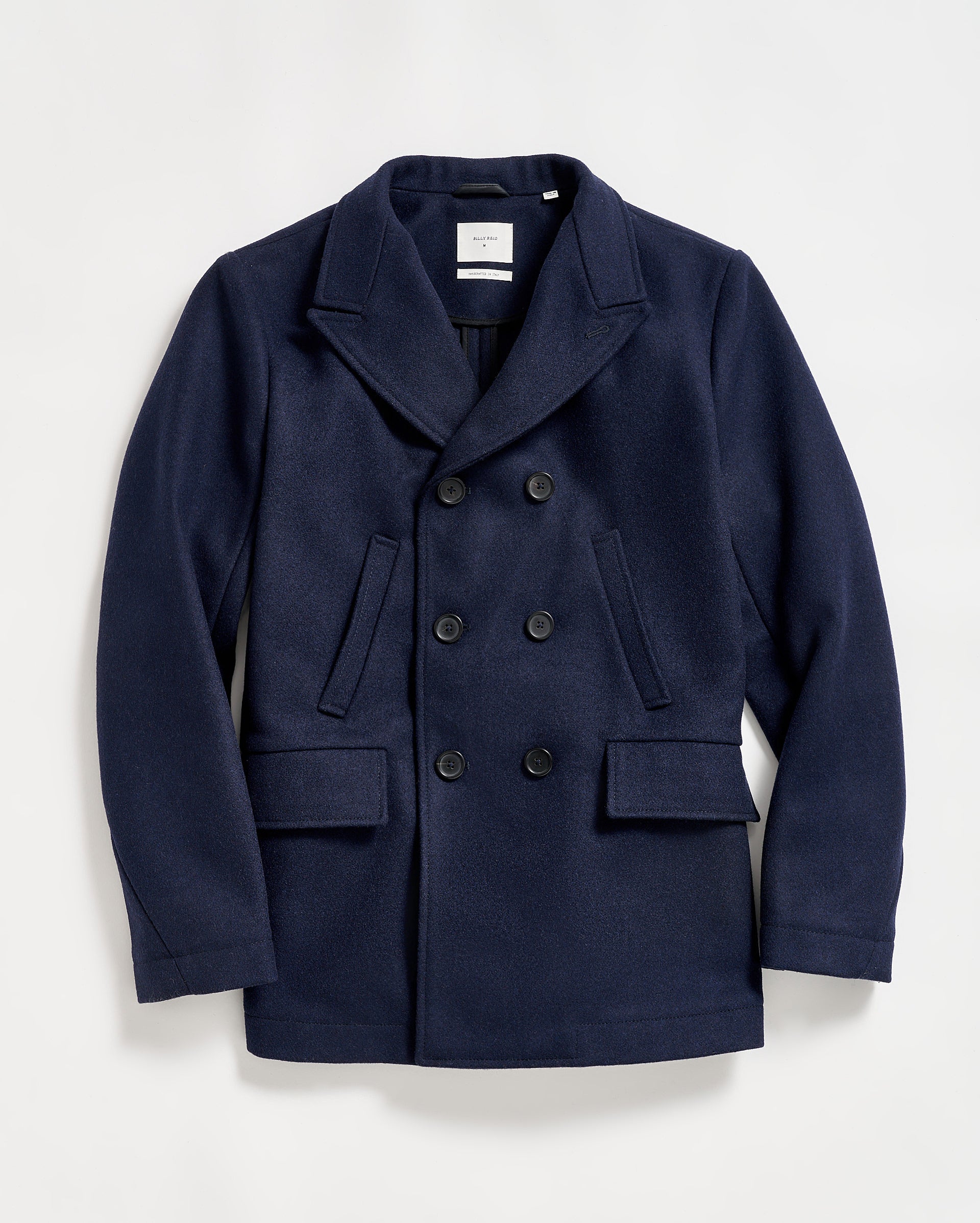 Bond Peacoat - Made in Italy Melton Wool | Billy Reid