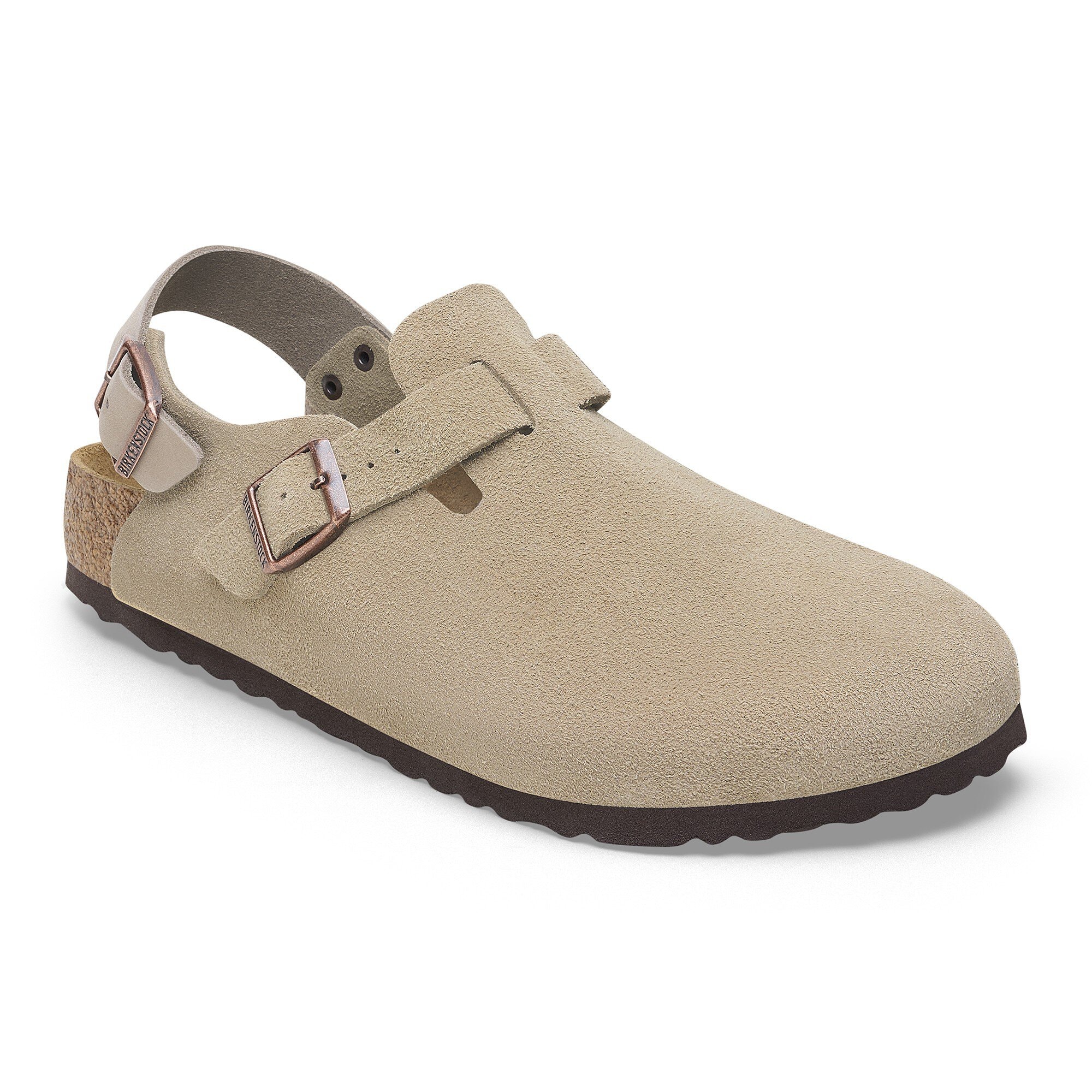 Tokio Suede Leather in Color Taupe | BIRKENSTOCK US