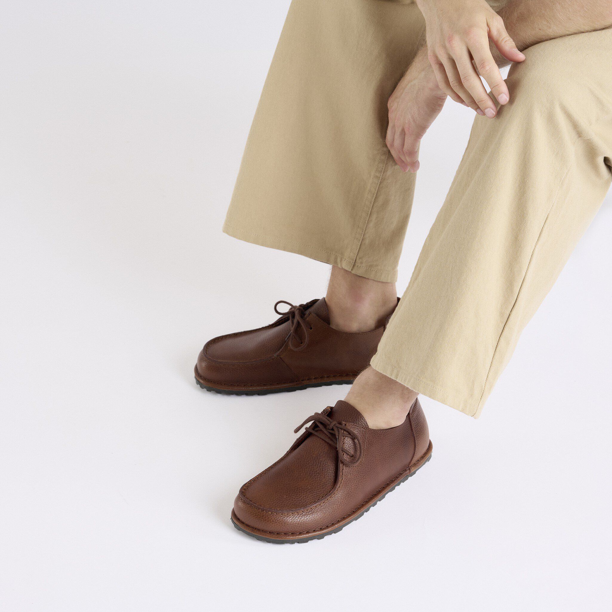 Utti Lace Natural Leather in Color Roast | BIRKENSTOCK Germany