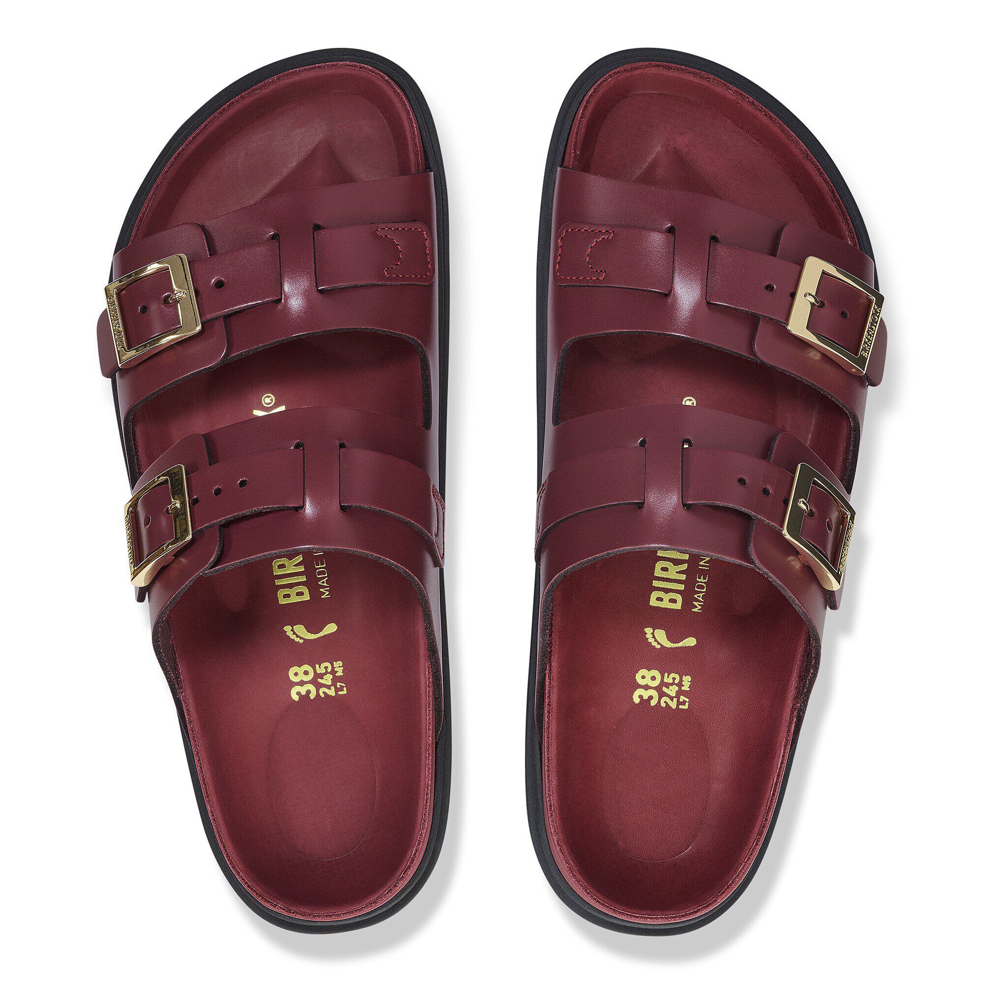 St Barths Natural Leather in Color Berry Crush | BIRKENSTOCK Spain