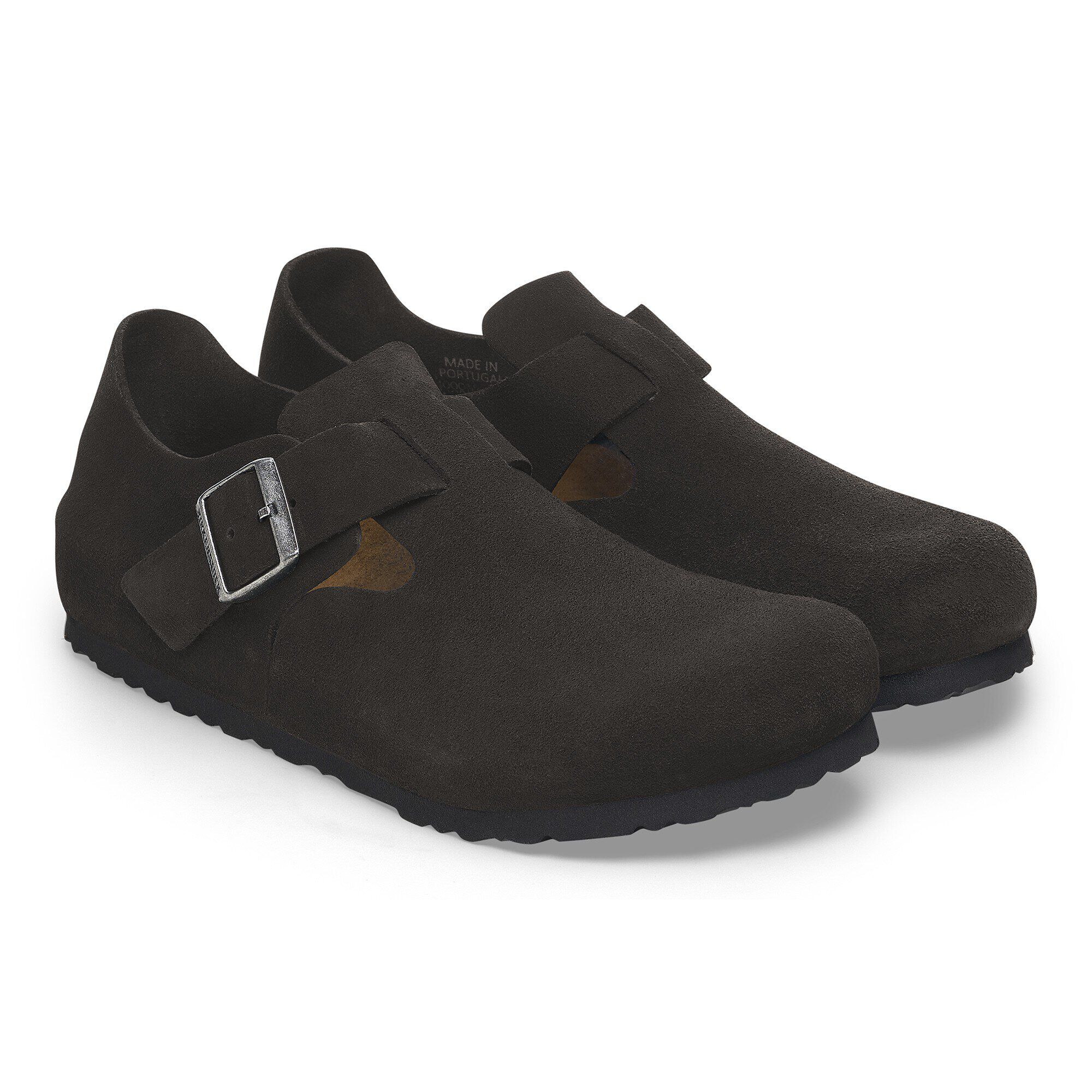 London / ロンドン」（スエードレザー、ブラック）| BIRKENSTOCK（日本）