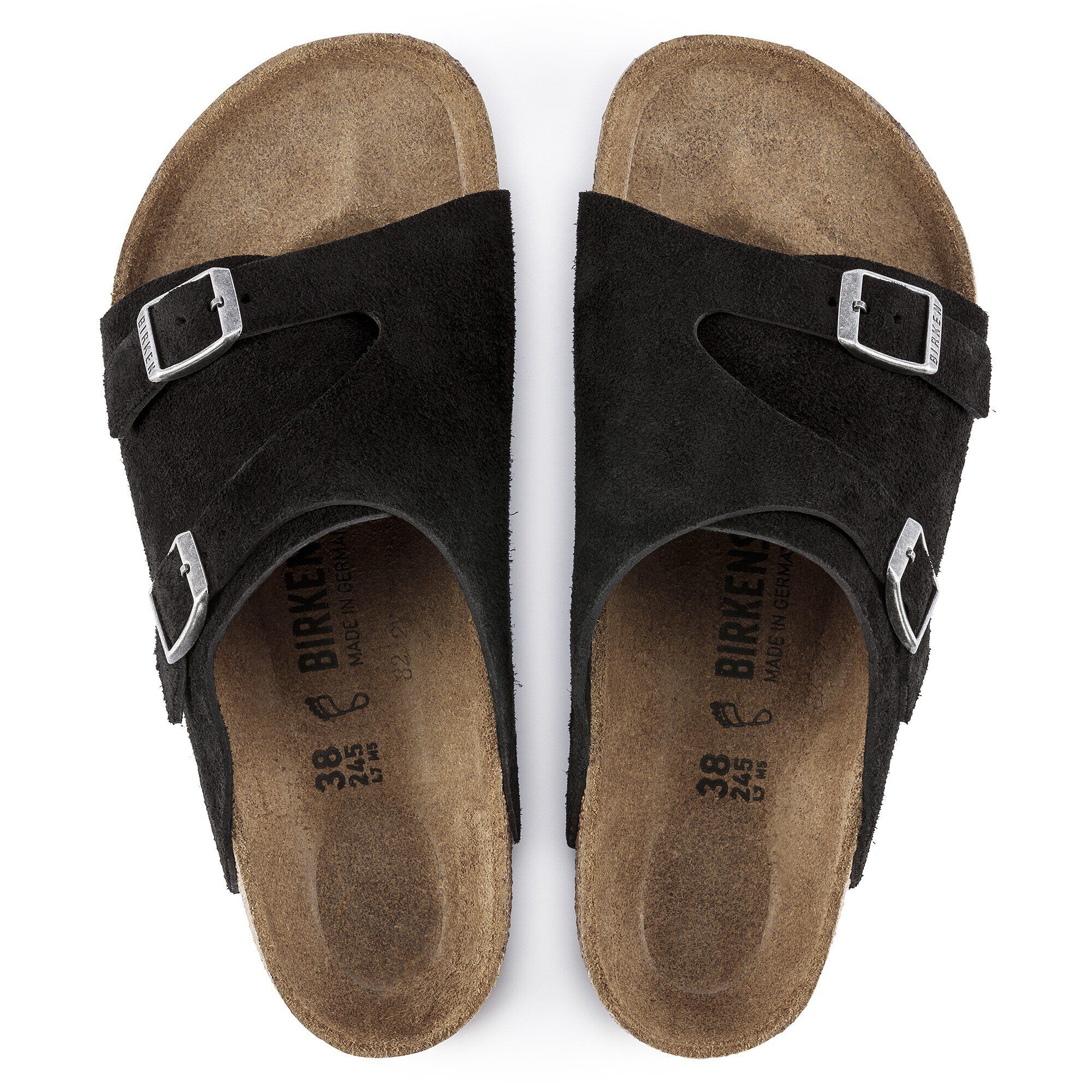 Zürich / チューリッヒ」（スエードレザー、ブラック）| BIRKENSTOCK