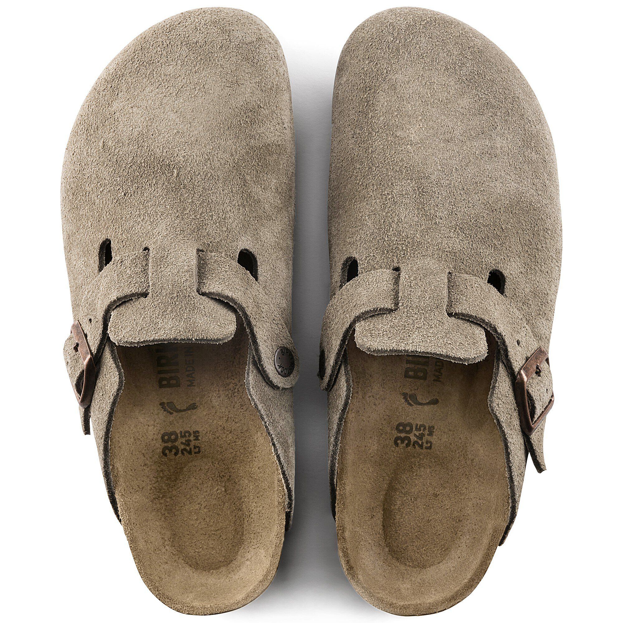 Boston / ボストン」（スエードレザー、トープ）| BIRKENSTOCK（日本）