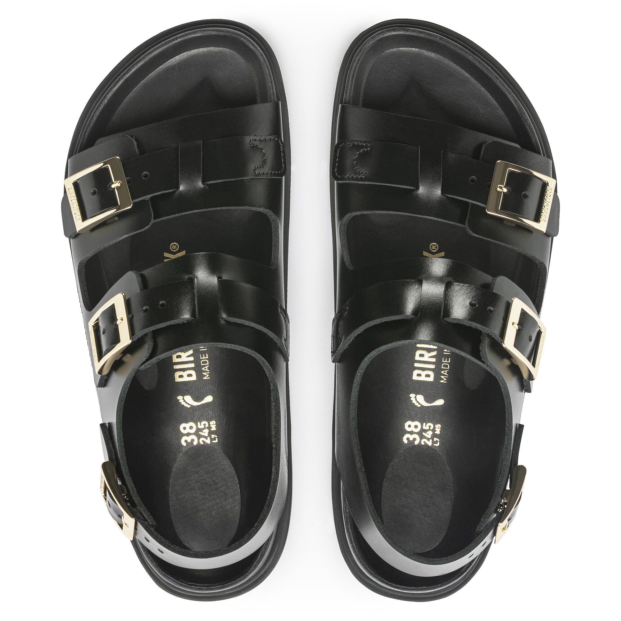 Cannes Leather in Color Black | BIRKENSTOCK US
