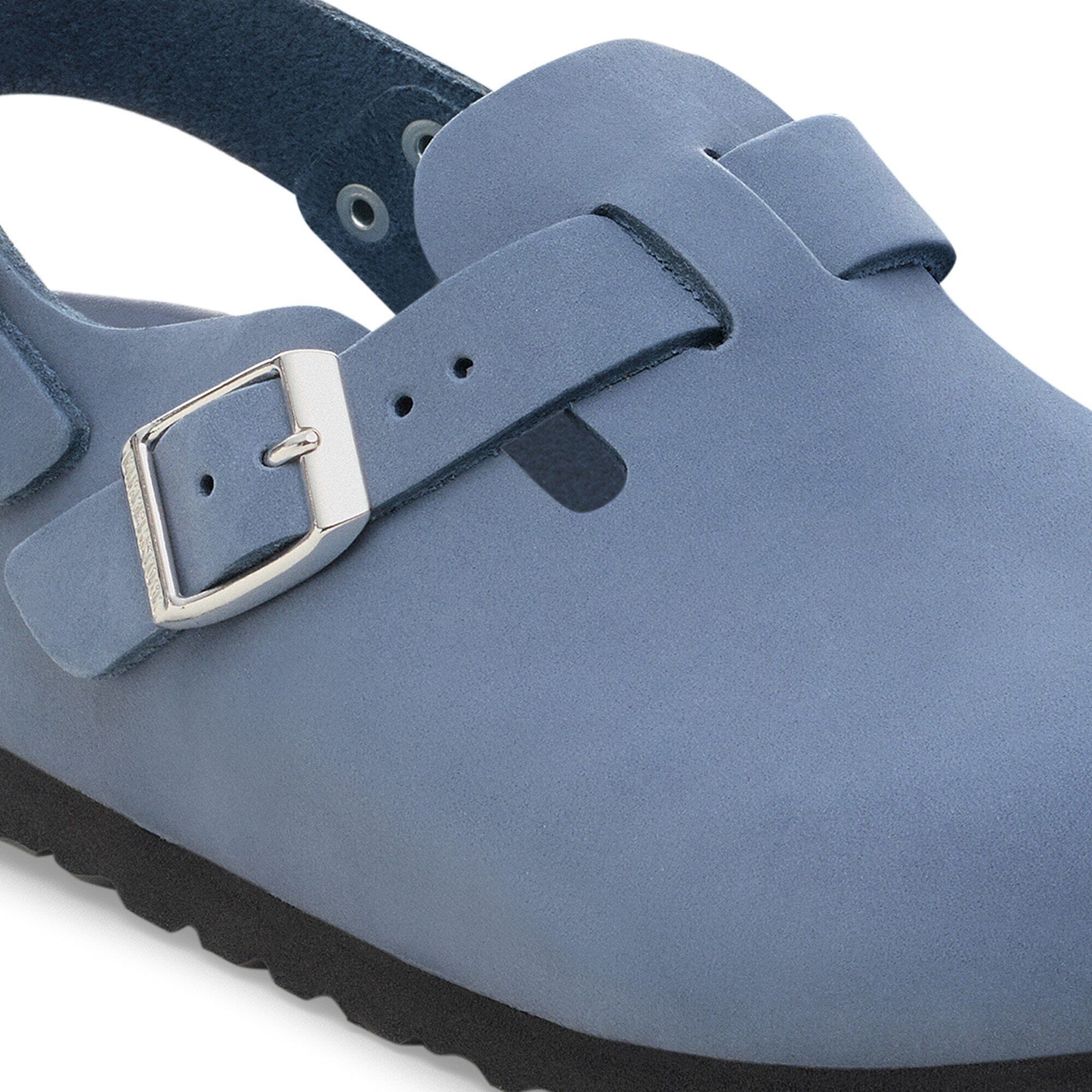 Tokio Nubuck Leather in Color Stone Blue | BIRKENSTOCK US