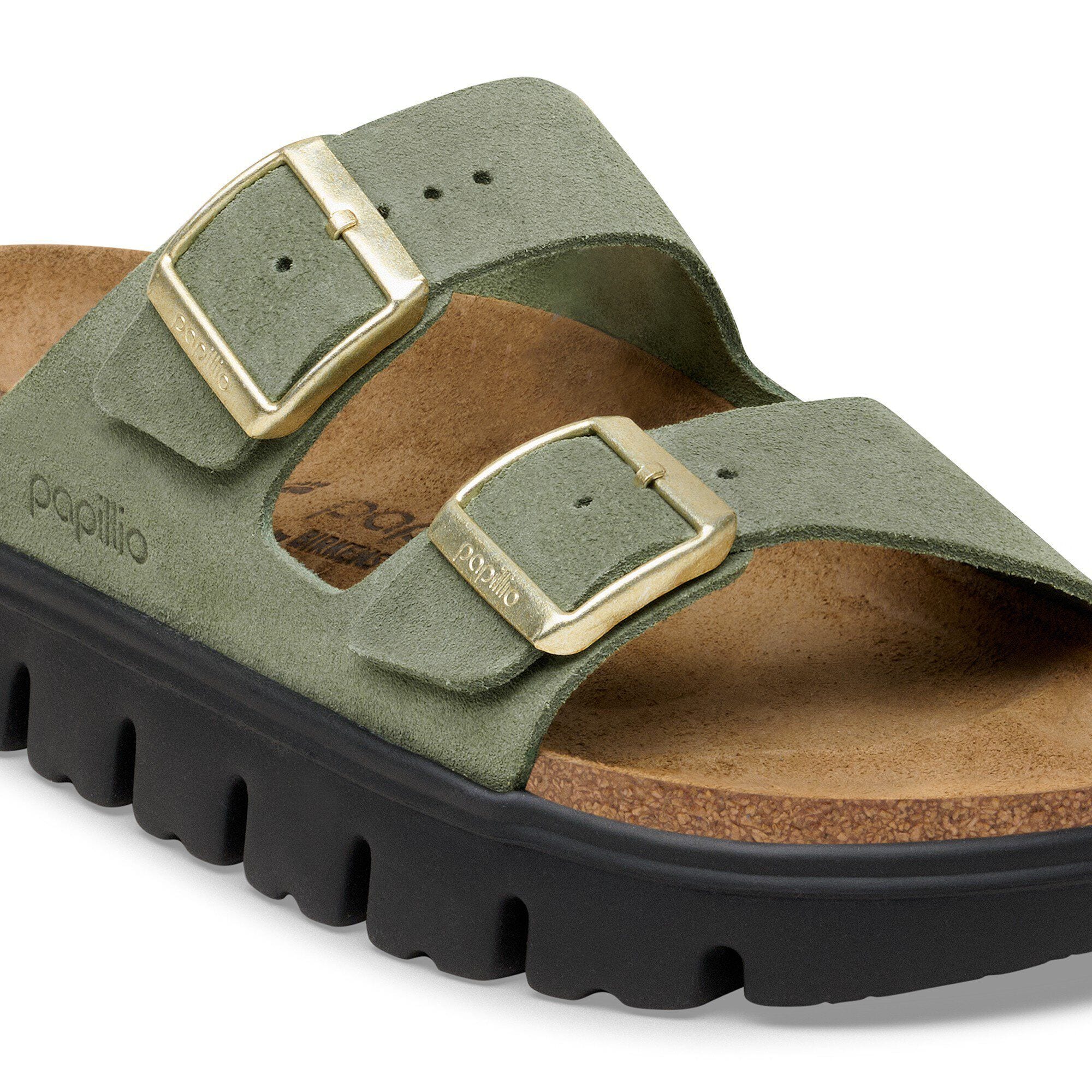 Arizona Chunky Suede Leather in Color Thyme | BIRKENSTOCK US