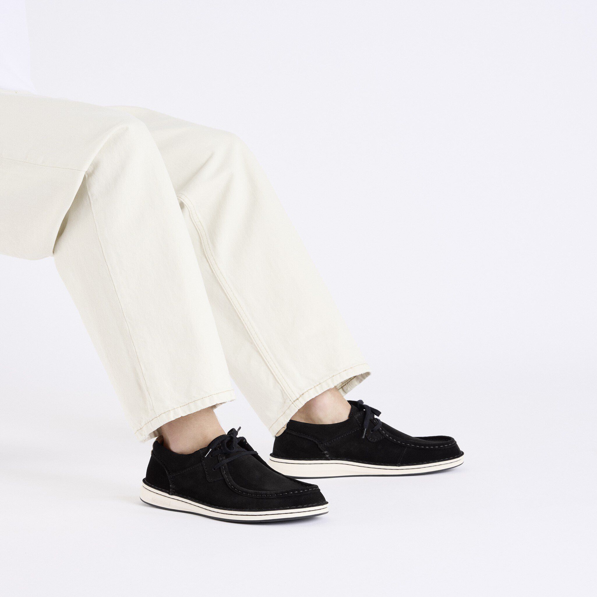 Pasadena Suede Leather in Color Black | BIRKENSTOCK US