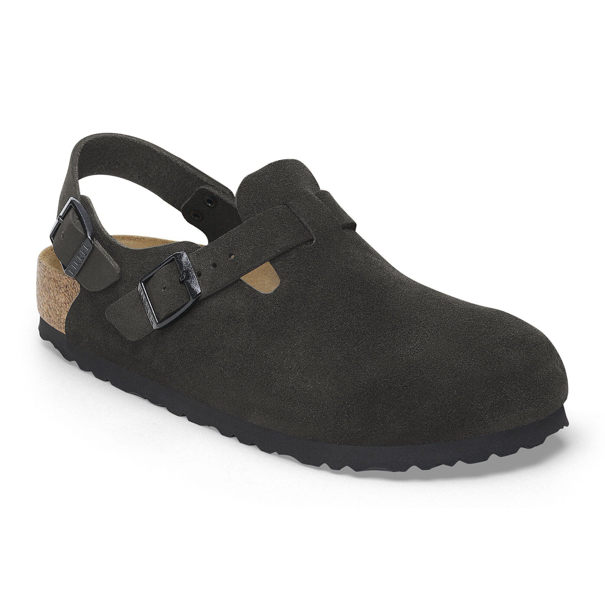 Tokio Suede Leather in Color Black | BIRKENSTOCK US