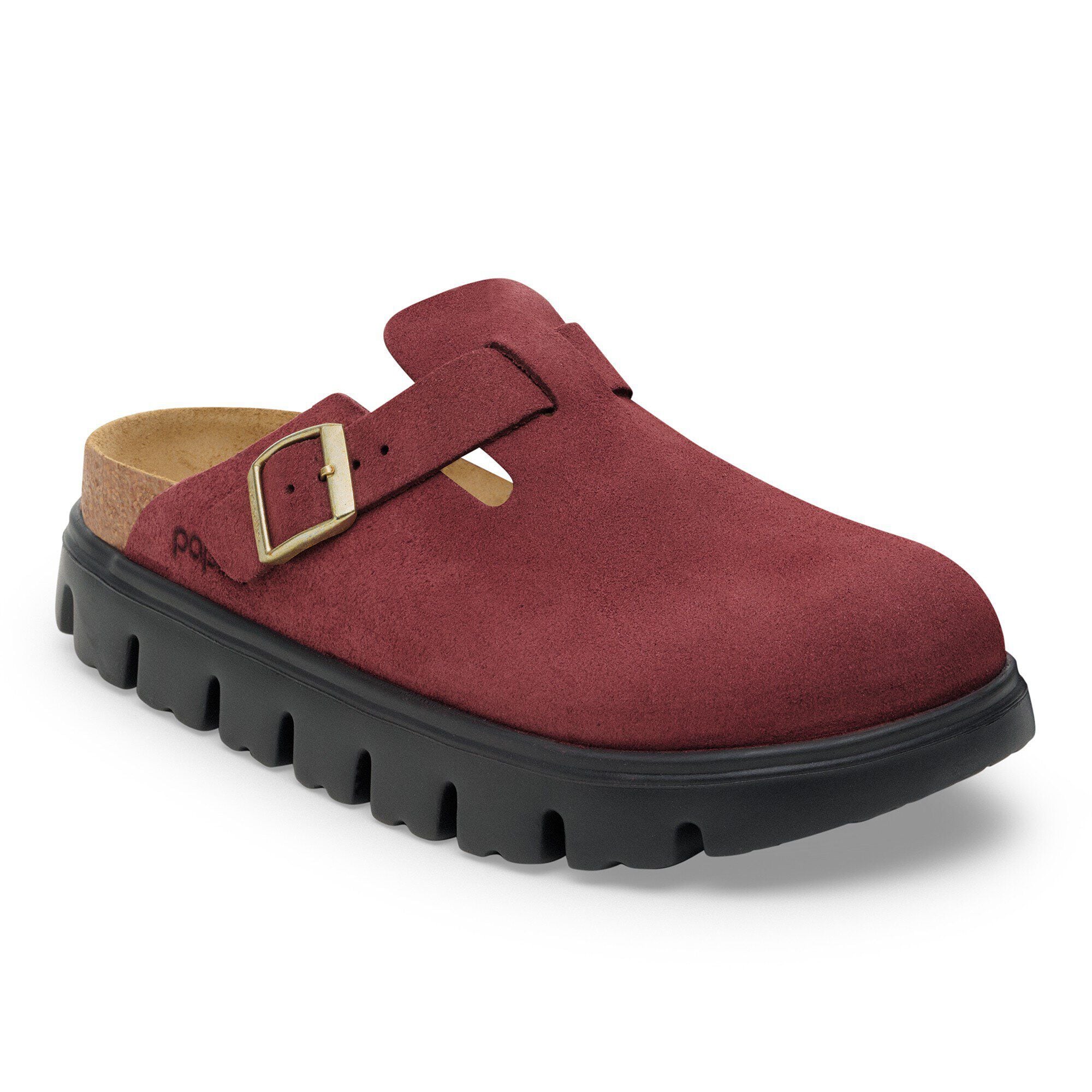 Boston Chunky Suede Leather in Color Zinfandel | BIRKENSTOCK US