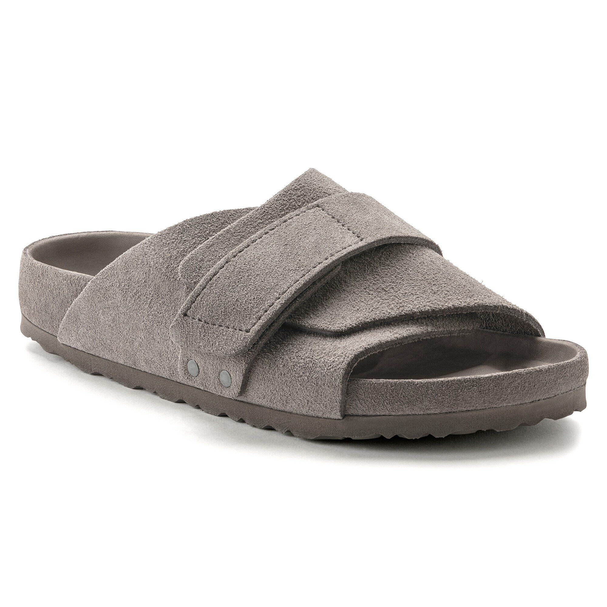 Kyoto Suede Leather in Color Gray Taupe | BIRKENSTOCK US