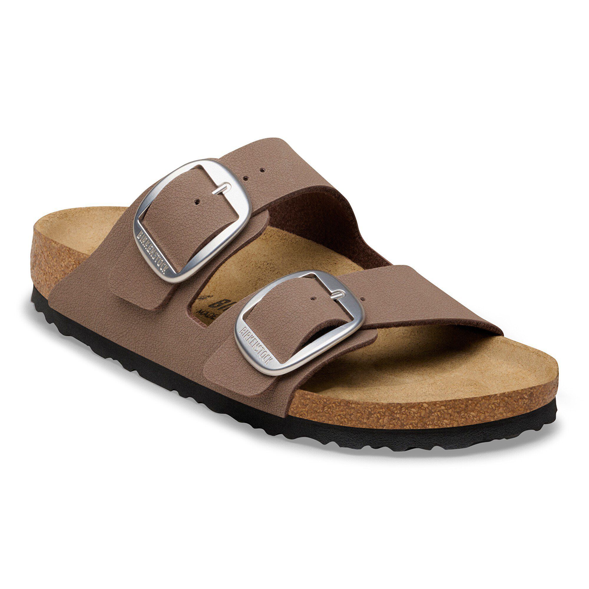 Arizona Big Buckle Birkibuc in Color Mocca | BIRKENSTOCK US