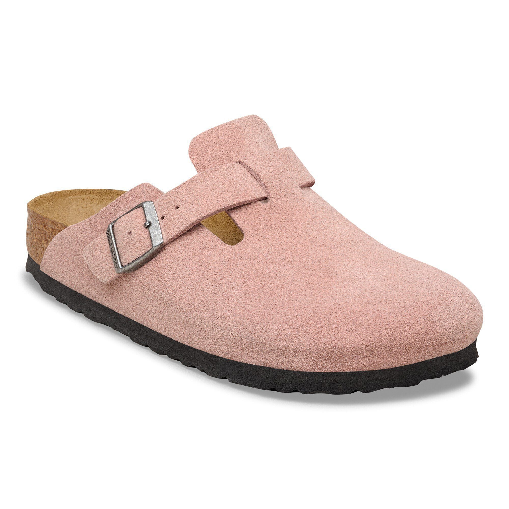 Boston Suede Leather in Color Pink Clay | BIRKENSTOCK US