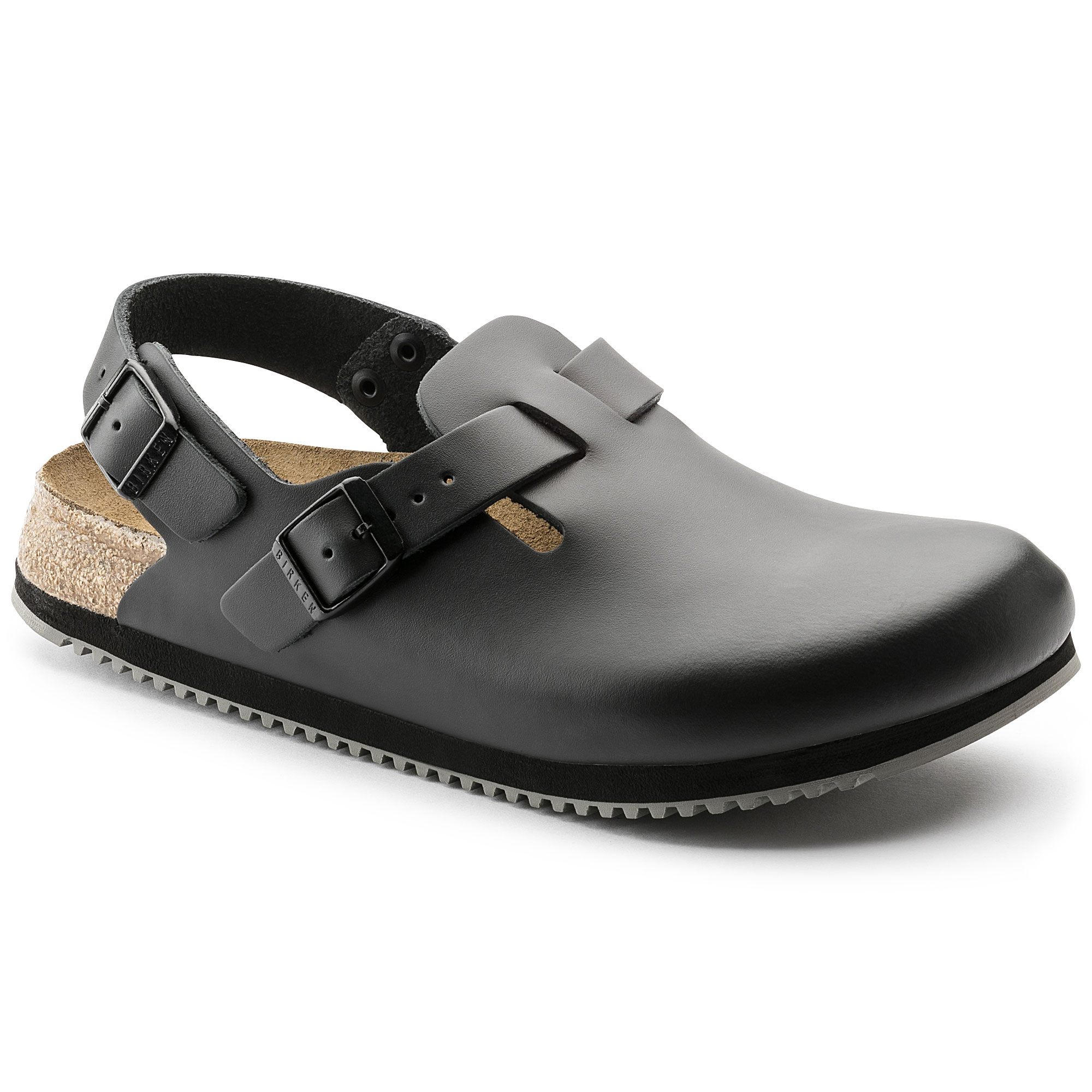 Birkenstock Tokio Super Grip Black Leather | Birkenstock & More
