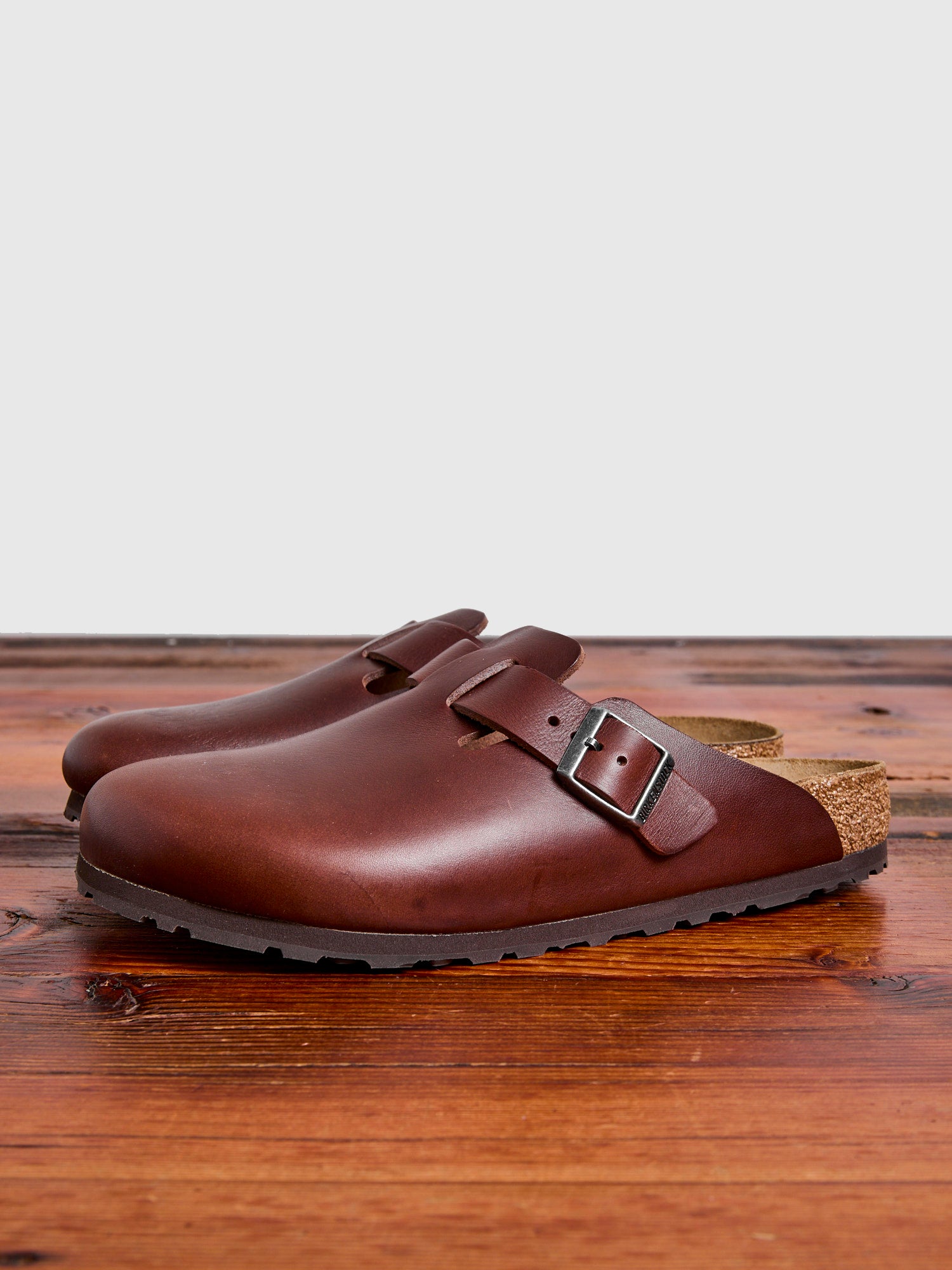 Boston Clog in Vintage Wood Roast Leather – Blue Owl Workshop