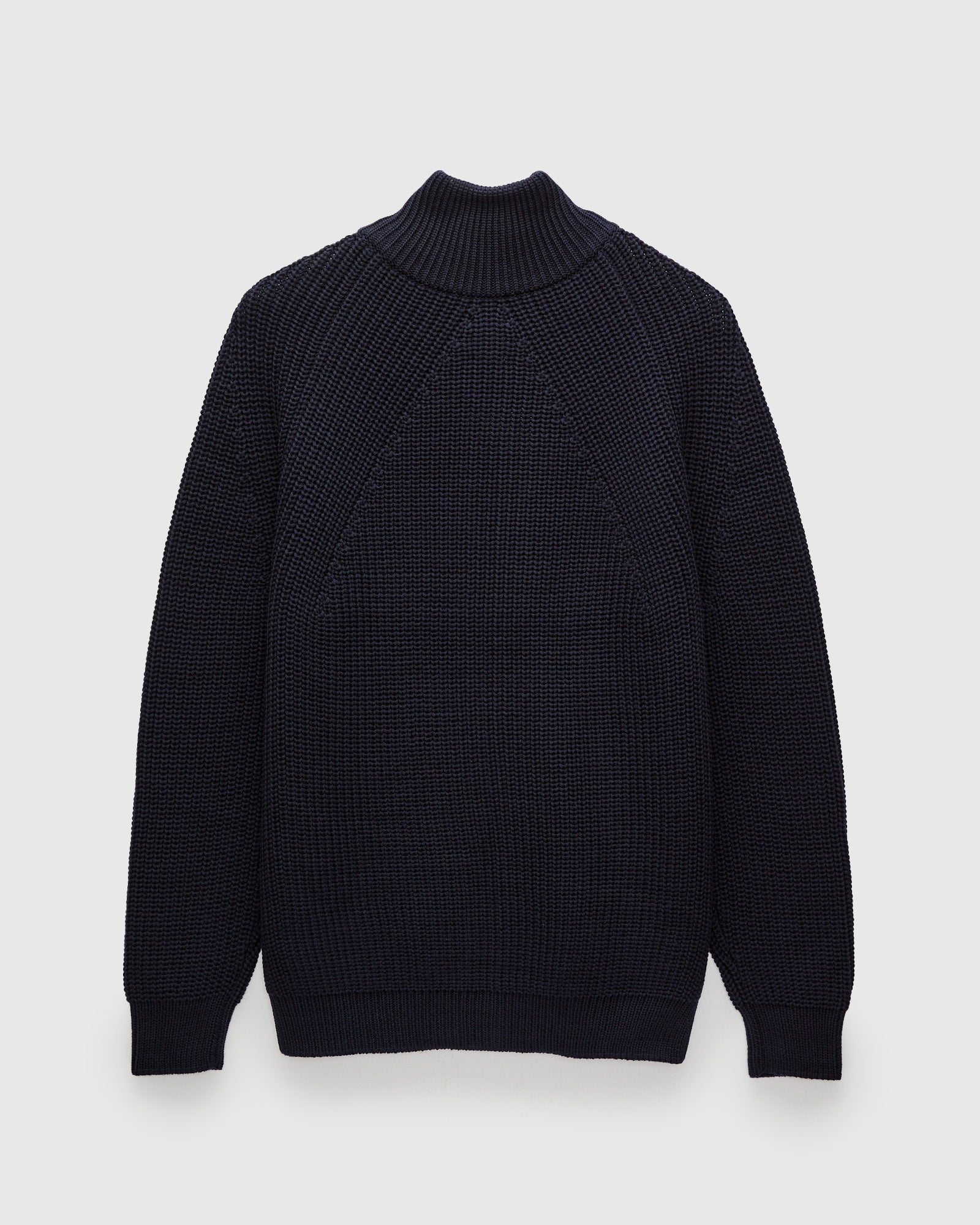 Signature Knit Wool Drivers Zip in Navy – Blue Owl Workshop