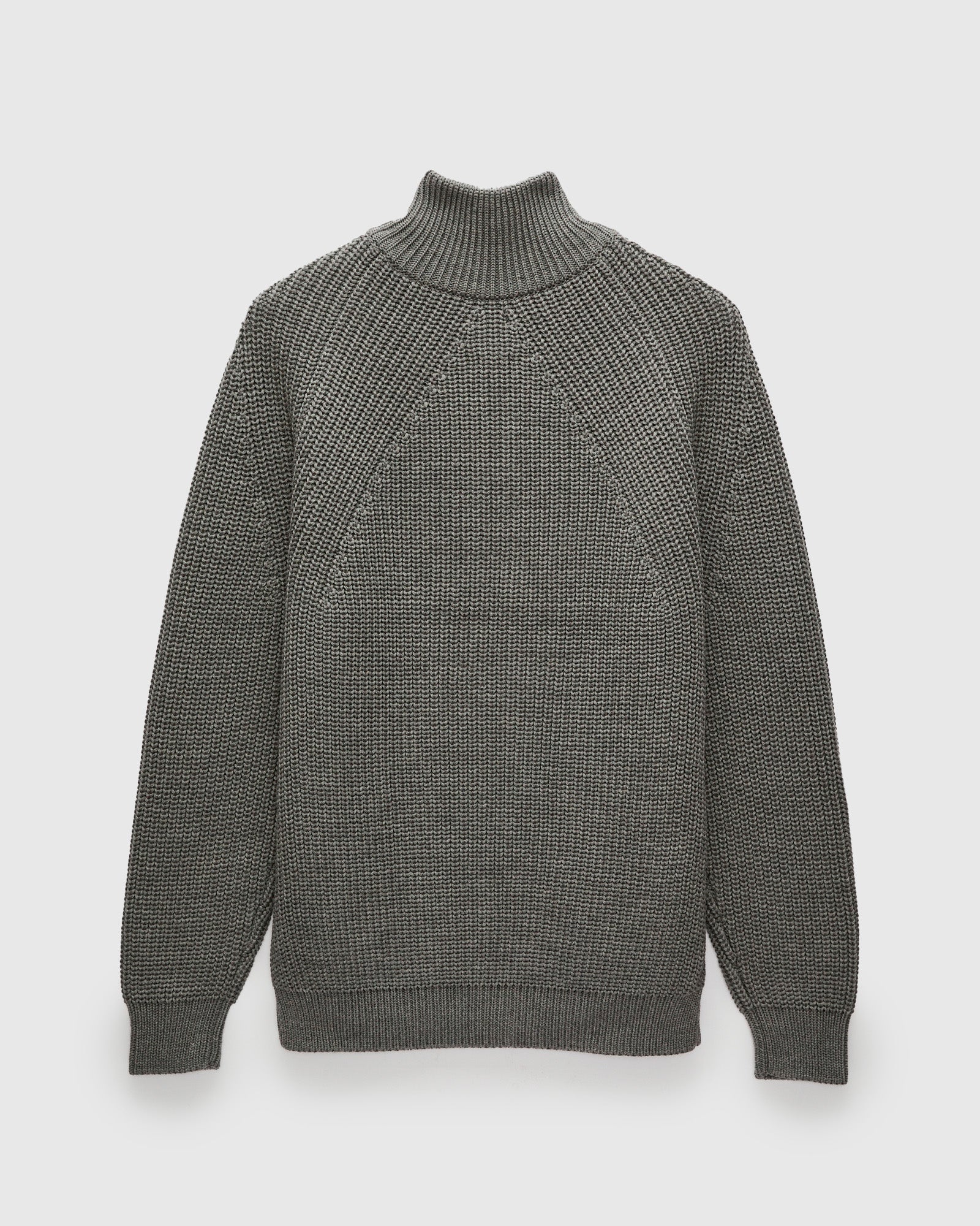 Signature Knit Wool Drivers Zip in Melange Grey – Blue Owl Workshop