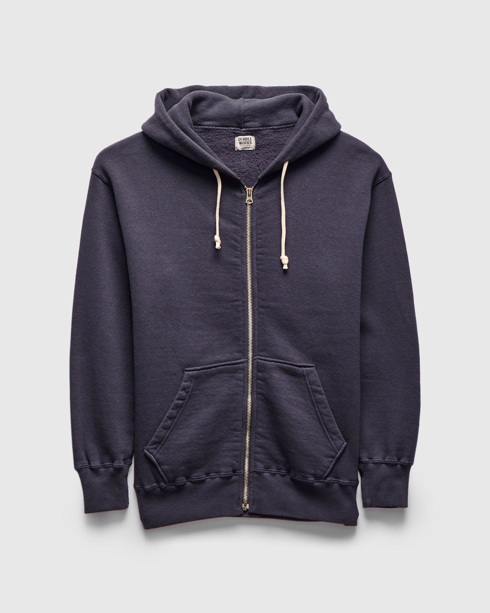 Tsuriami Loopwheel Zip Hoodie in Navy – Blue Owl Workshop