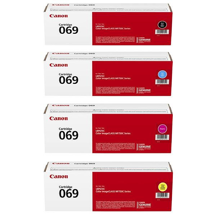 Canon 069 Toner Cartridge 4-Pack | BlueDogInk.com