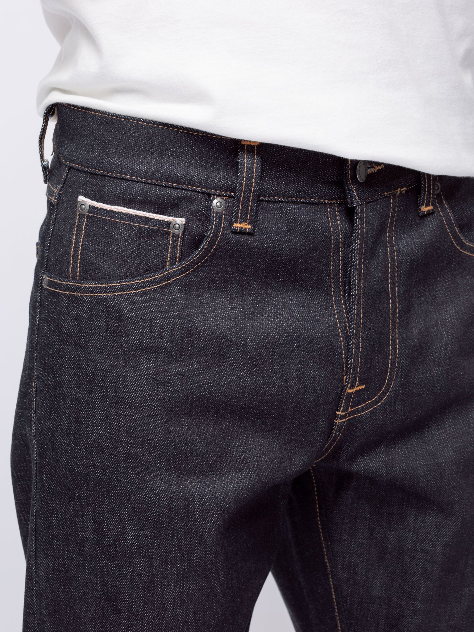 Nudie Jeans】Steady Eddie II Dry Ace Selvage – Blue Beach Denim