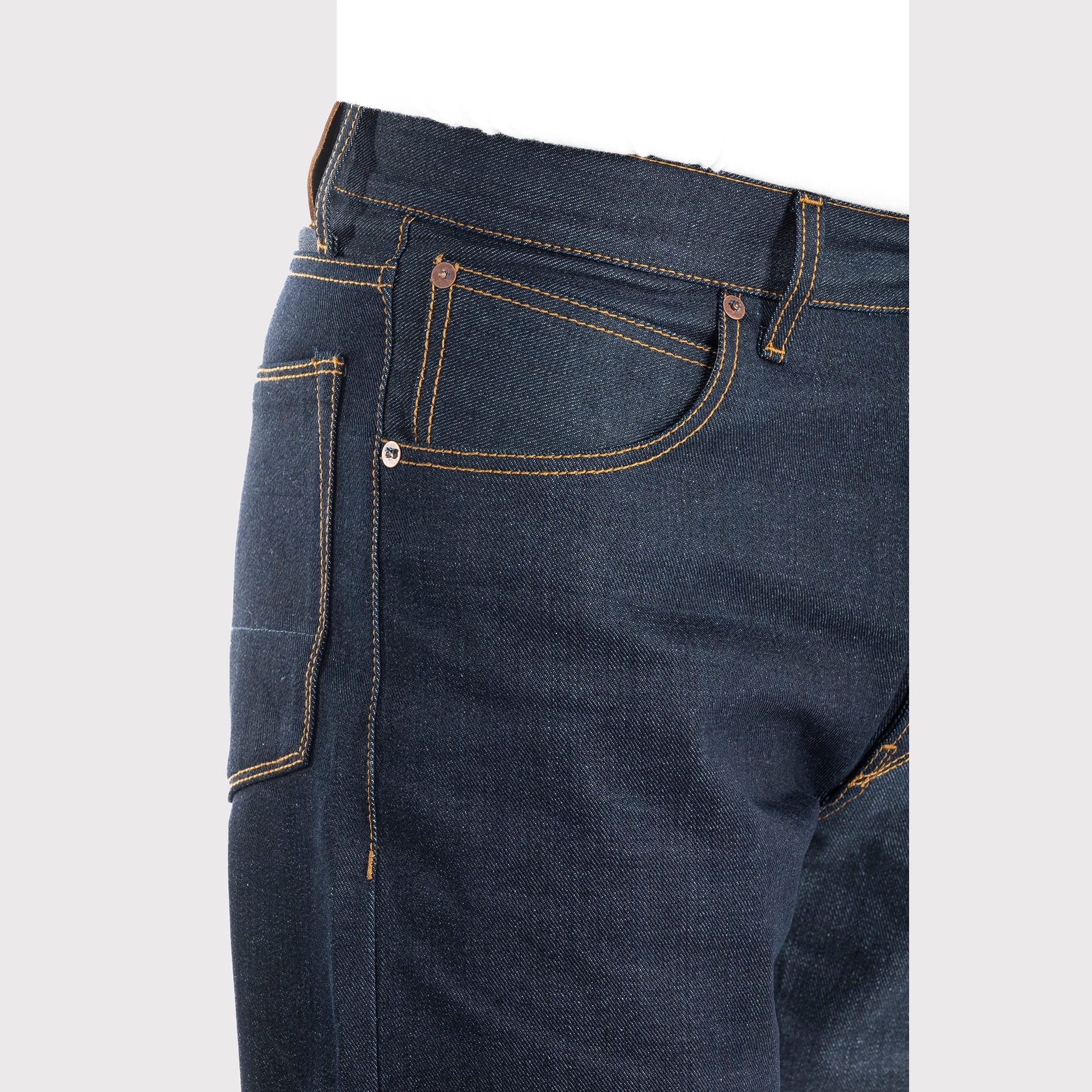 P09 IT128 - 5 Pockets JEANS LOOSE FIT, wide straight leg 13 oz