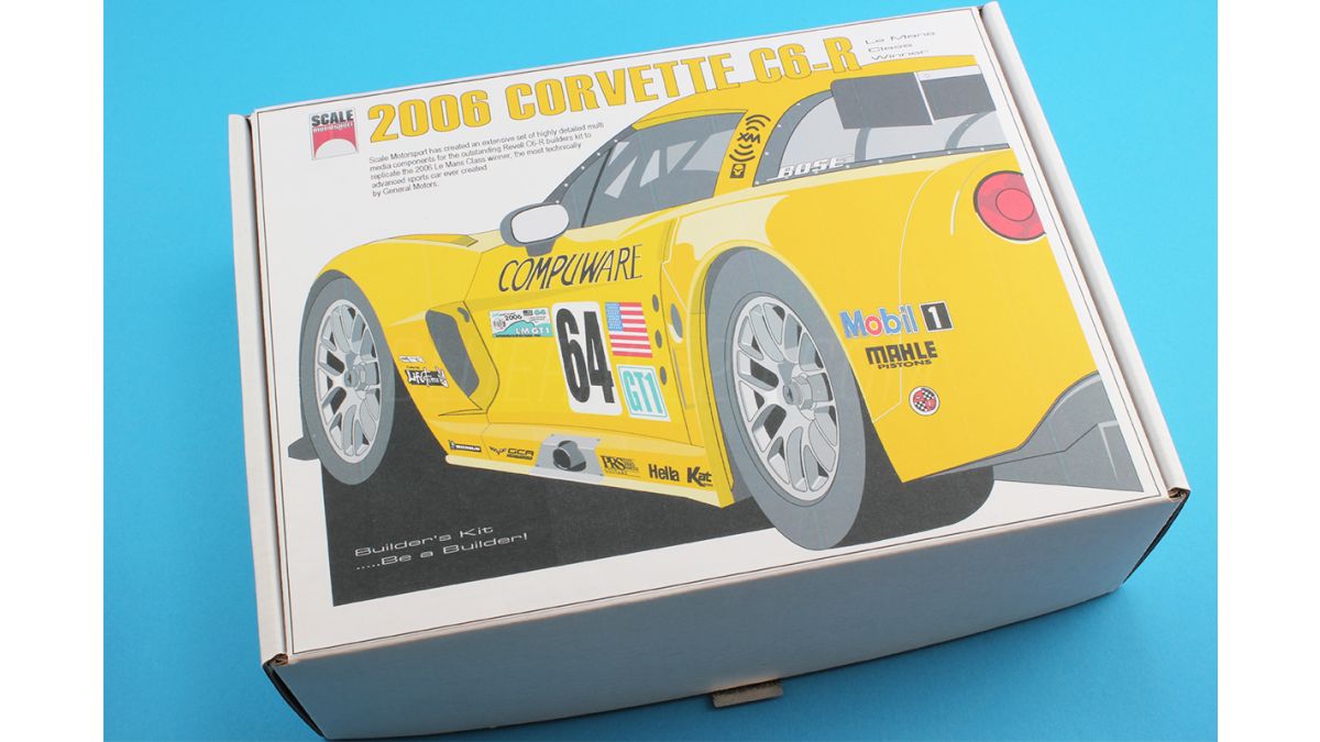 自動車 Revell Corvette C6-R 1:25 2006 Part 1- Revell 1/25 Corvette
