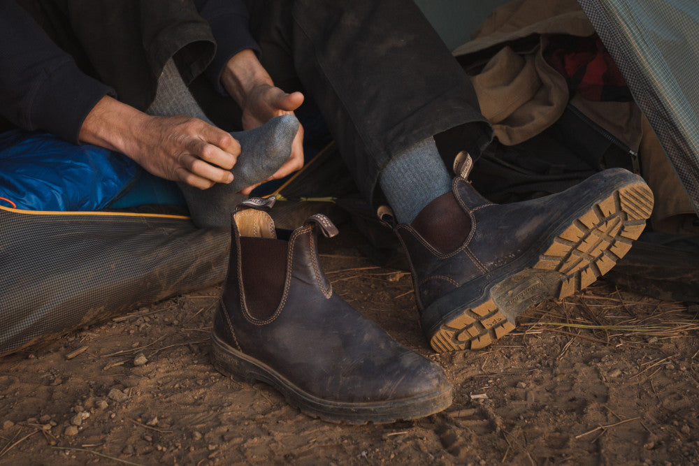 Walnut Brown Premium Leather Chelsea Boots, Men's Classics 550