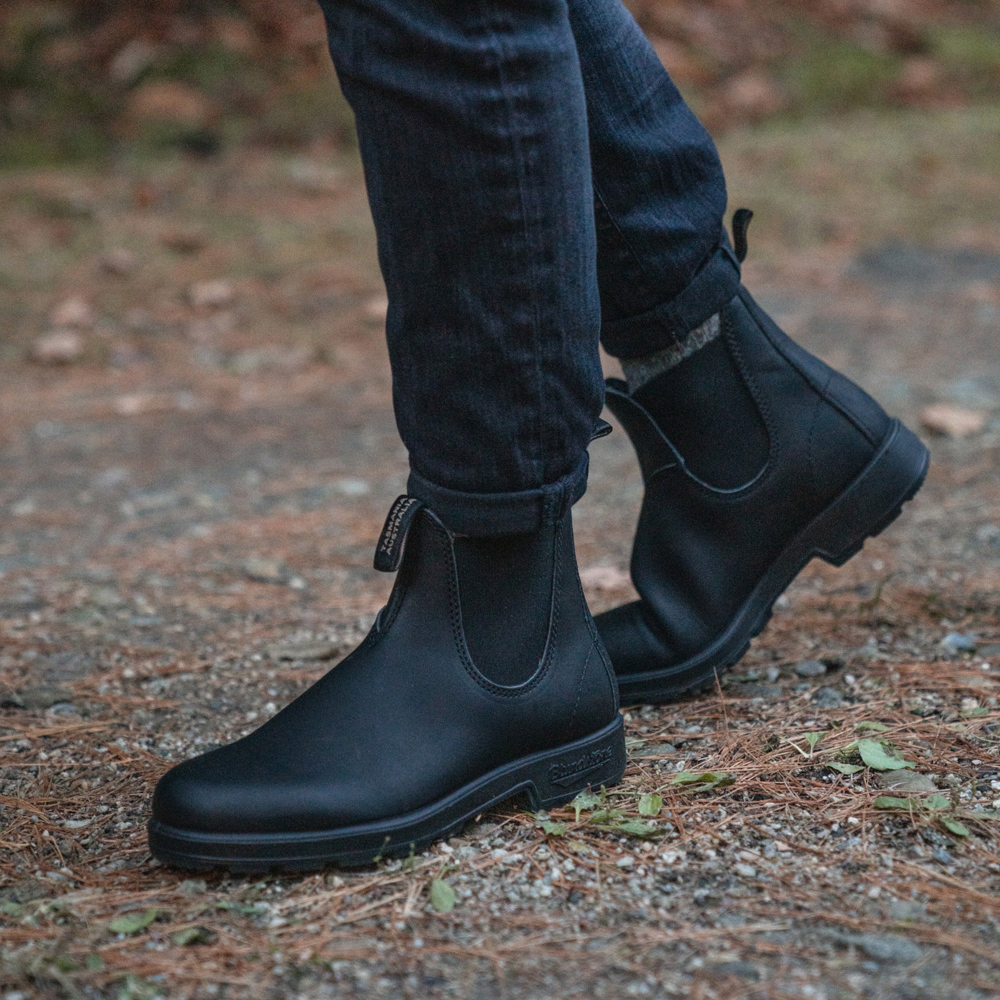 Black Premium Leather Chelsea Boots, Men's Originals 510 - Blundstone