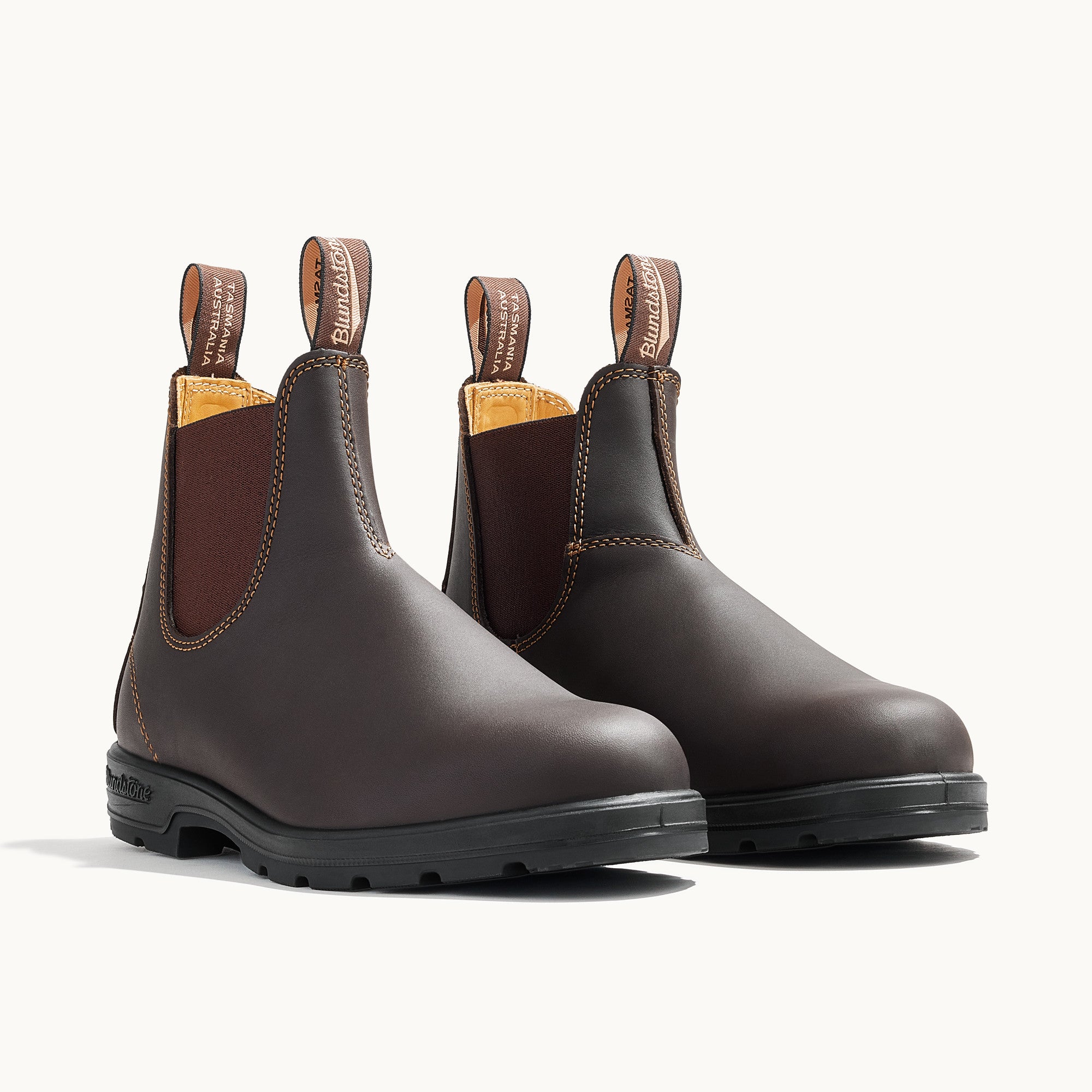 Walnut Brown Premium Leather Chelsea Boots, Men's Classics 550