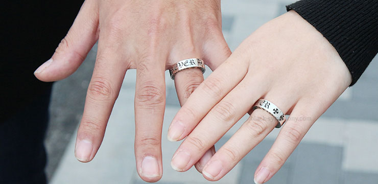 クロムハーツスペーサーフォーエバーリング6mmペアリングセット|クロム