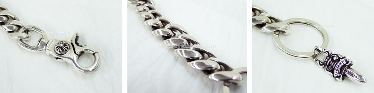 クロムハーツキーリングロングクラシックチェーン8リンク|クロムハーツ