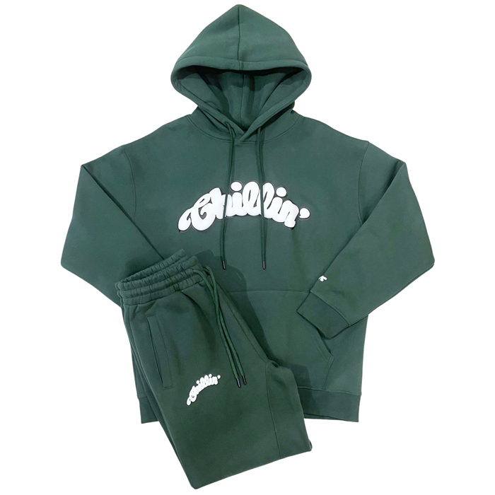 Chillin' BIG LOGO SWEAT SET UP