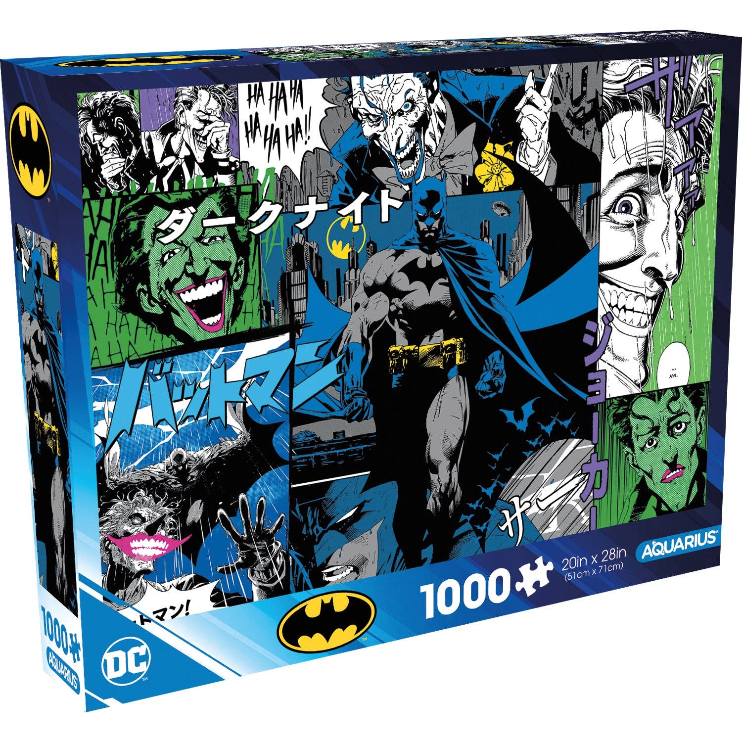 DC Comics Batman Manga 1000 Piece Jigsaw Puzzle – Black Metal