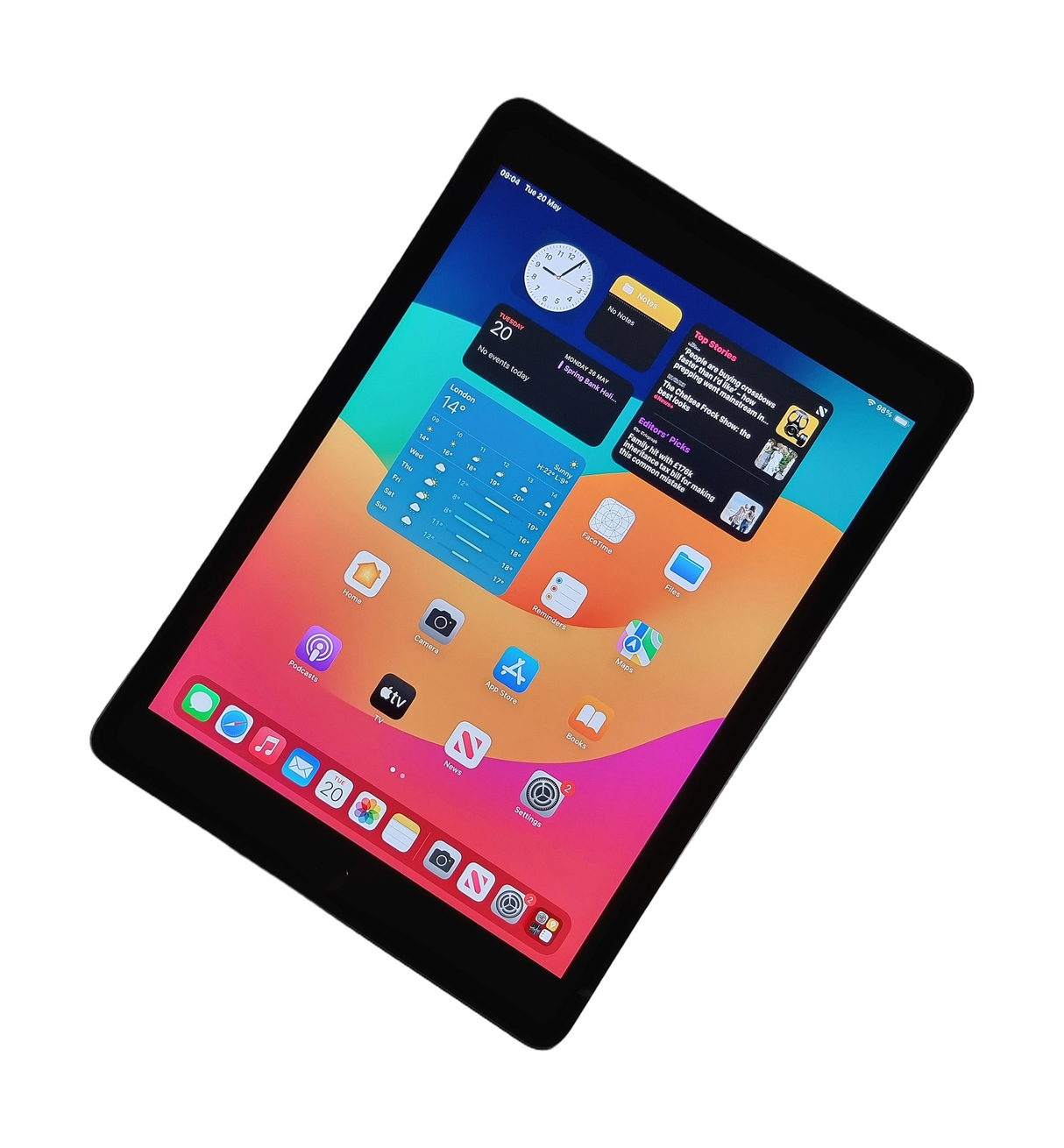 Apple iPad 6th Generation Tablet, 128GB, Wi-Fi, Space Grey, A1893