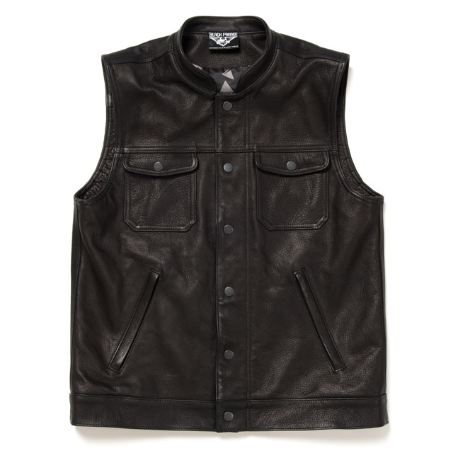 Limited Edition Leather Vest - ブラックパレード | Black Parade