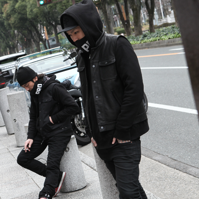 Leather Stand Collar Vest入荷 - ブラックパレード | Black Parade