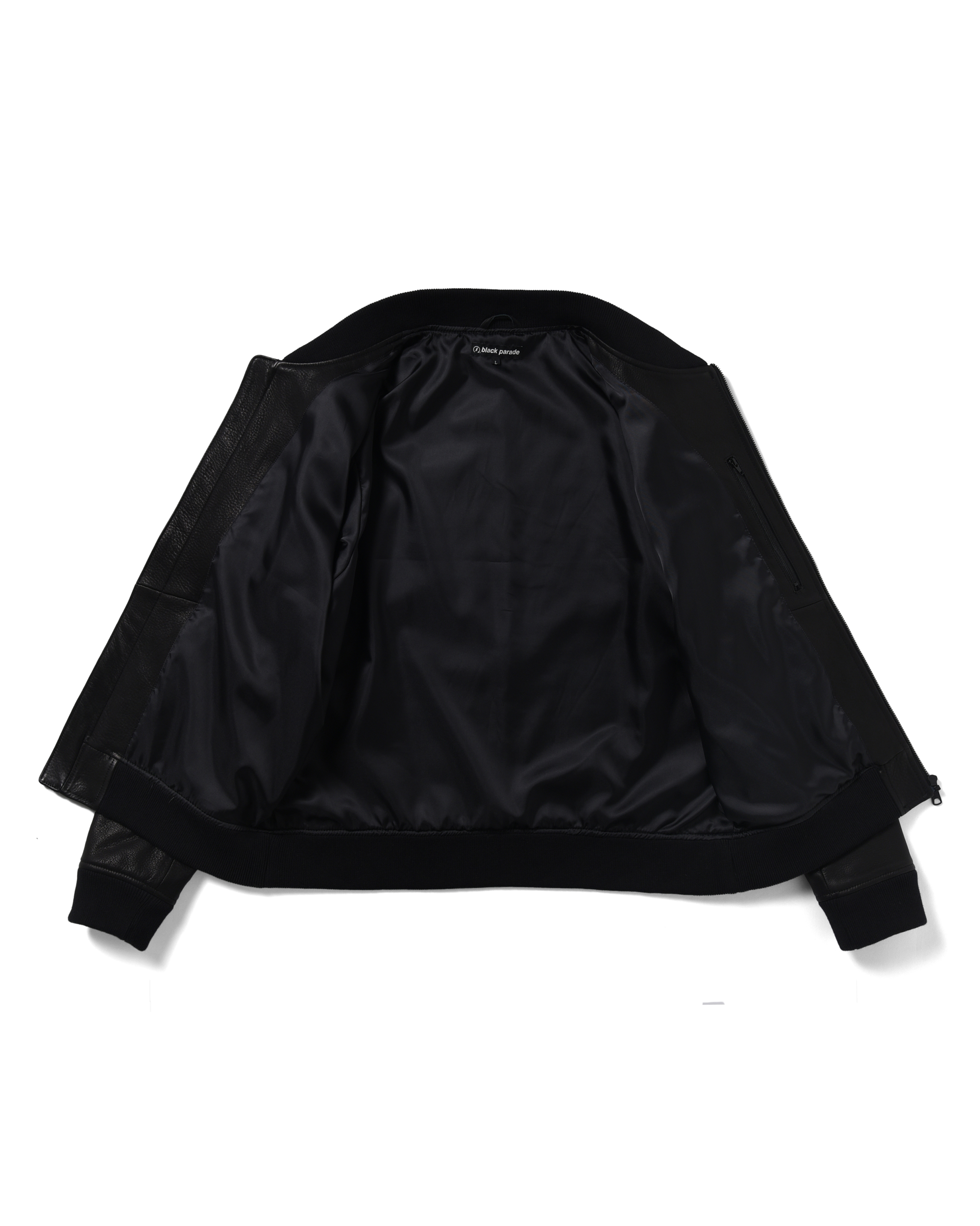 Leather Varsity Jacket - ブラックパレード | Black Parade