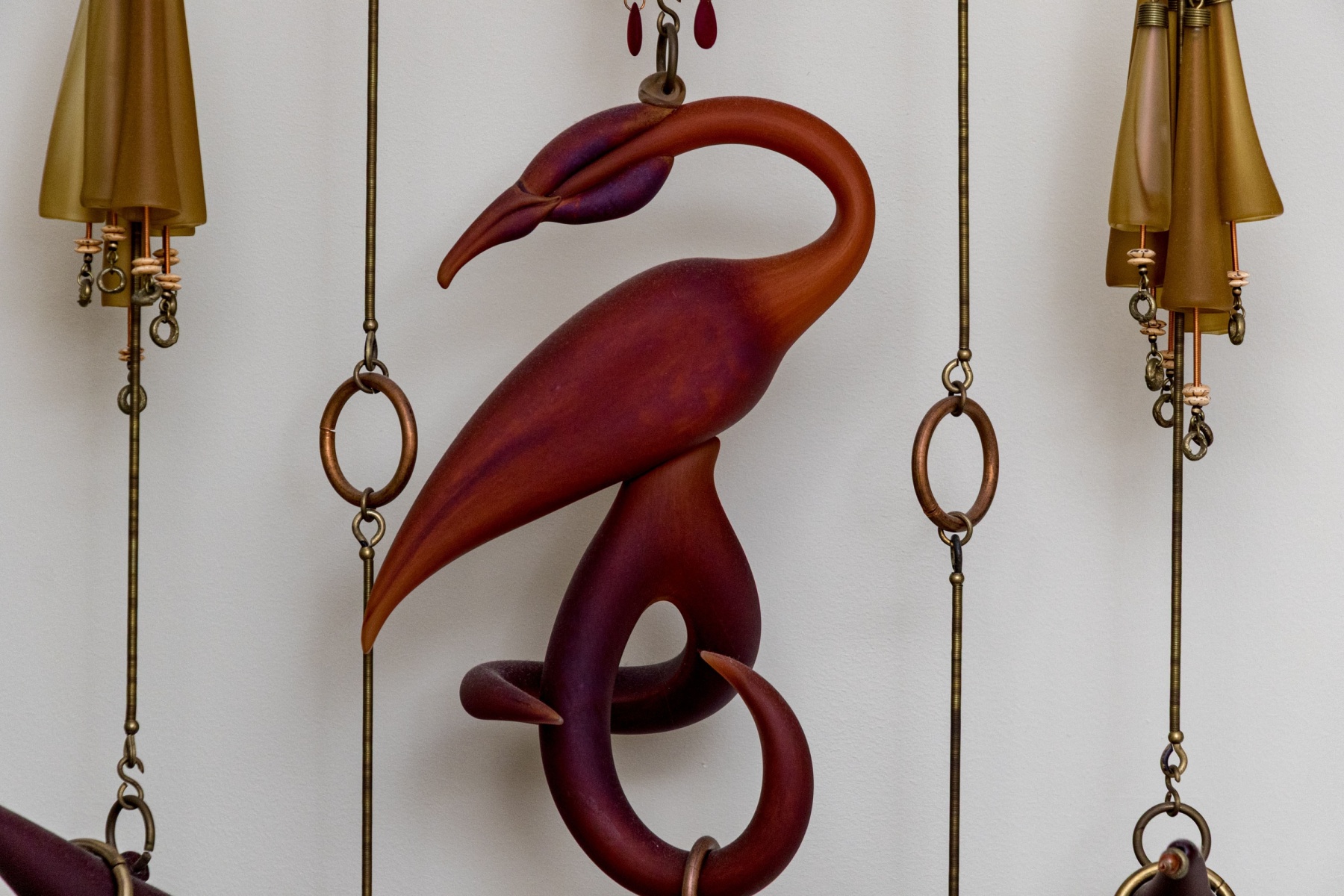 Jenny Pohlman & Sabrina Knowles Mixed Metal & Glass Hanging Mobile