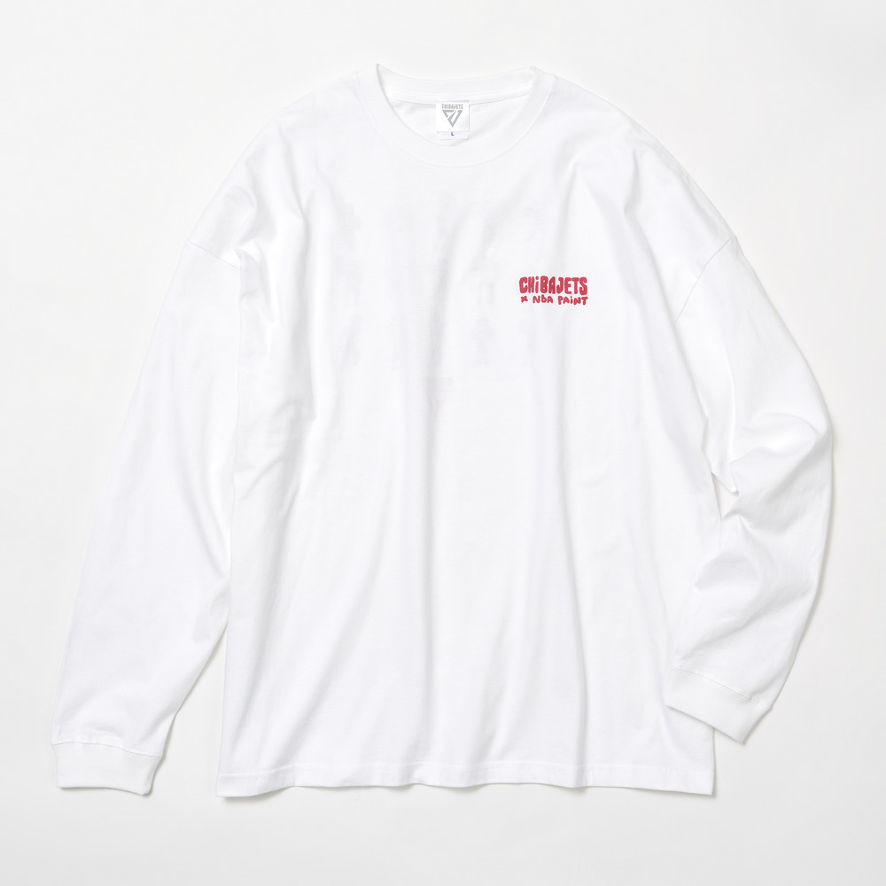 CHIBAJETS×NBA PAINT ビッグシルエットロングTシャツ｜千葉